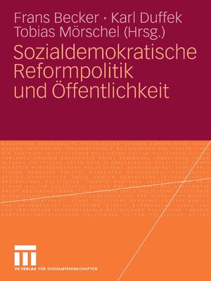 cover image of Sozialdemokratische Reformpolitik und Öffentlichkeit